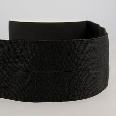 Omvouwelastiek 60 mm zwart