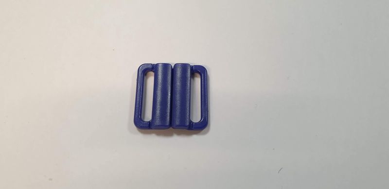 Bikini sluiting 25 op 25 mm 20 mm opening marine blauw