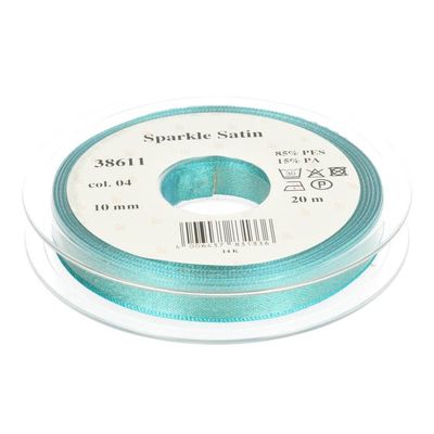 Sparkle satijn blauw