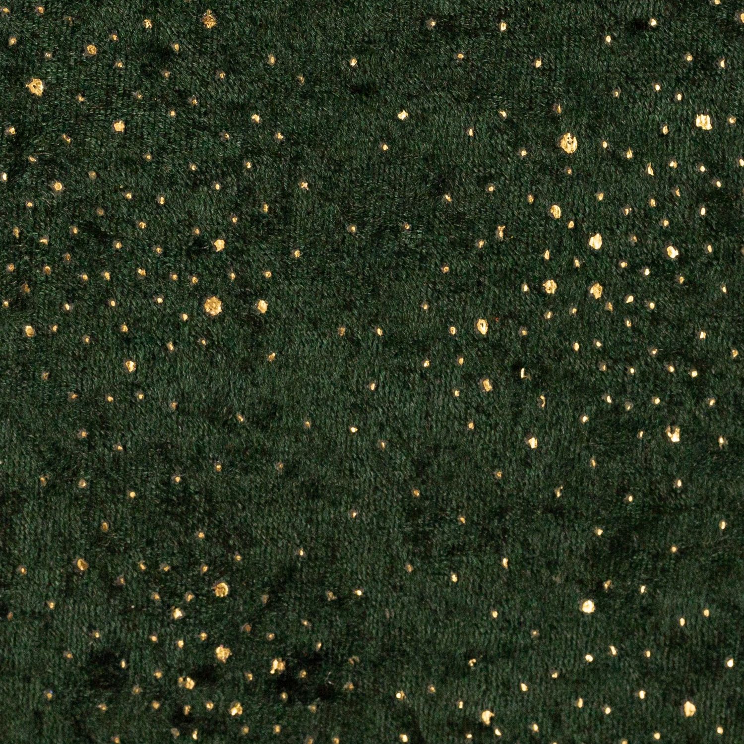 Velours met goud groen