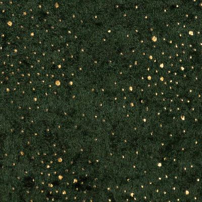 Velours met goud groen