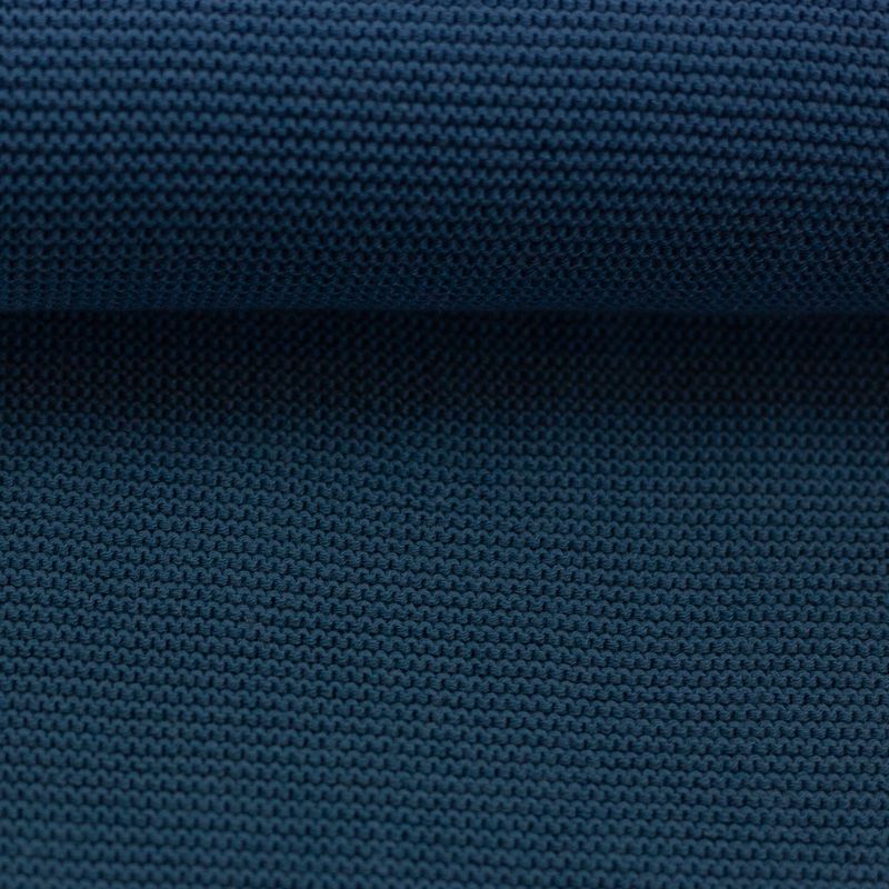 Rechts/averechts gebreid jeans blauw