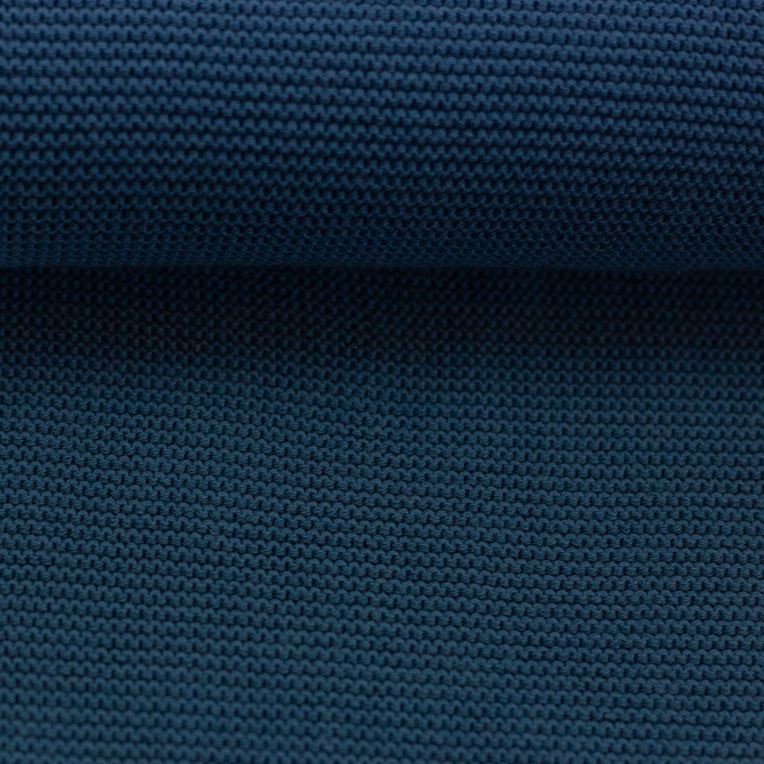 Rechts/averechts gebreid jeans blauw