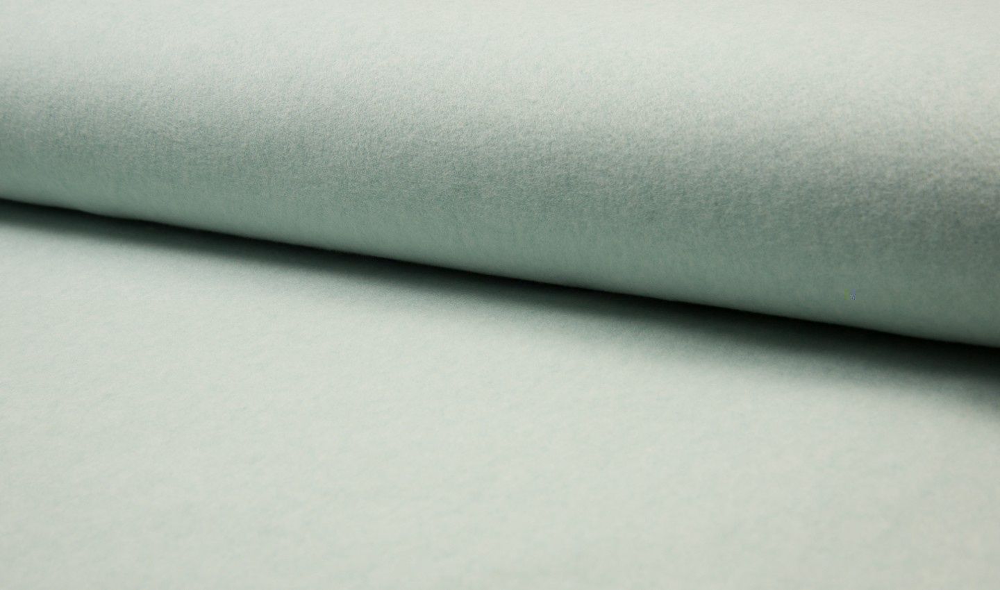 Katoen fleece melange Mint