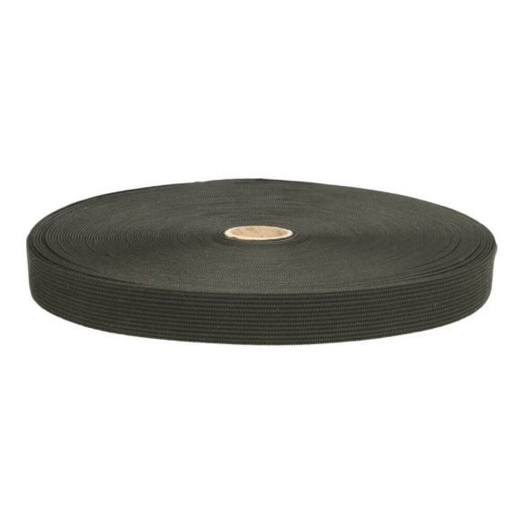 Elastiek zwart soepel 15 mm