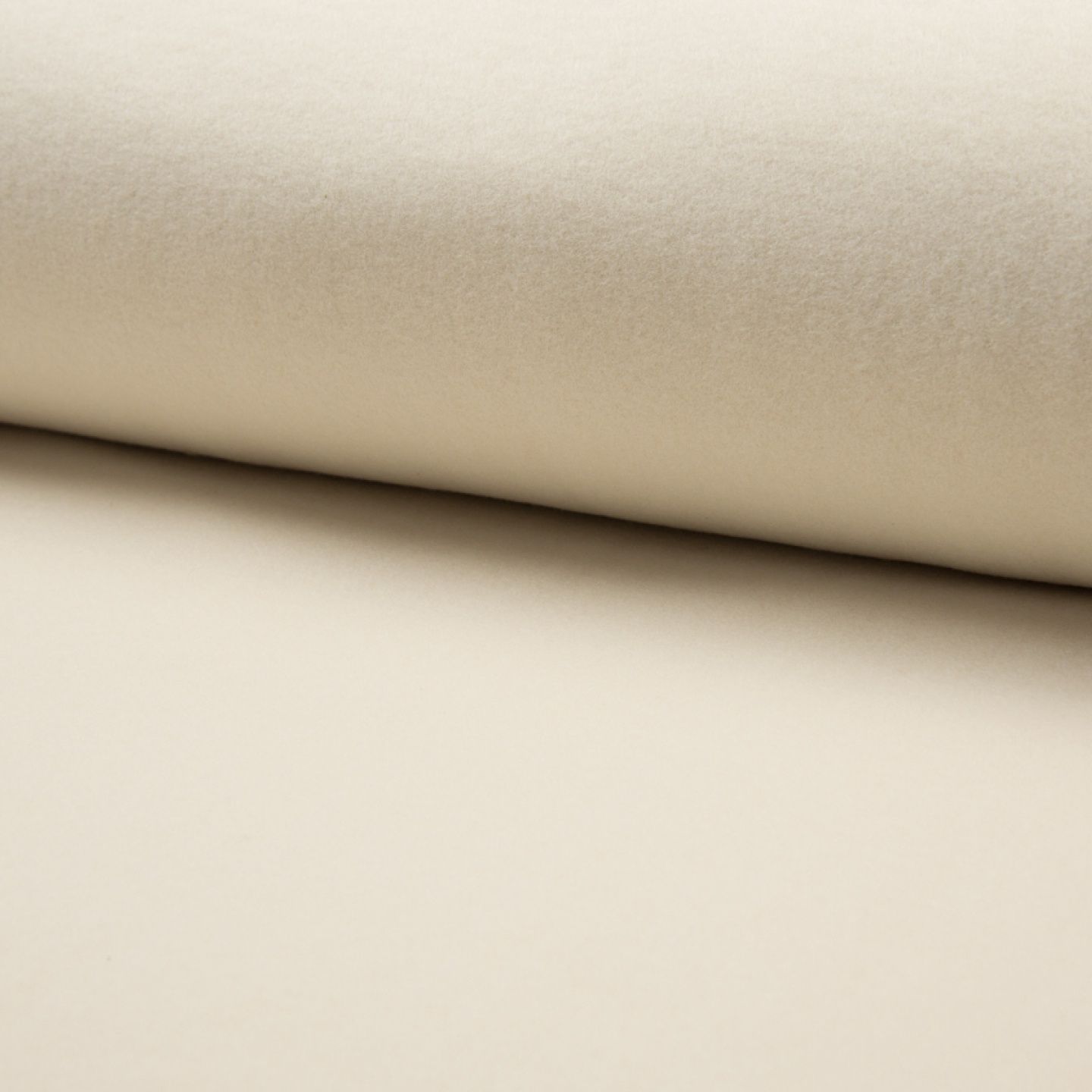 Fleece organic cotton Off white