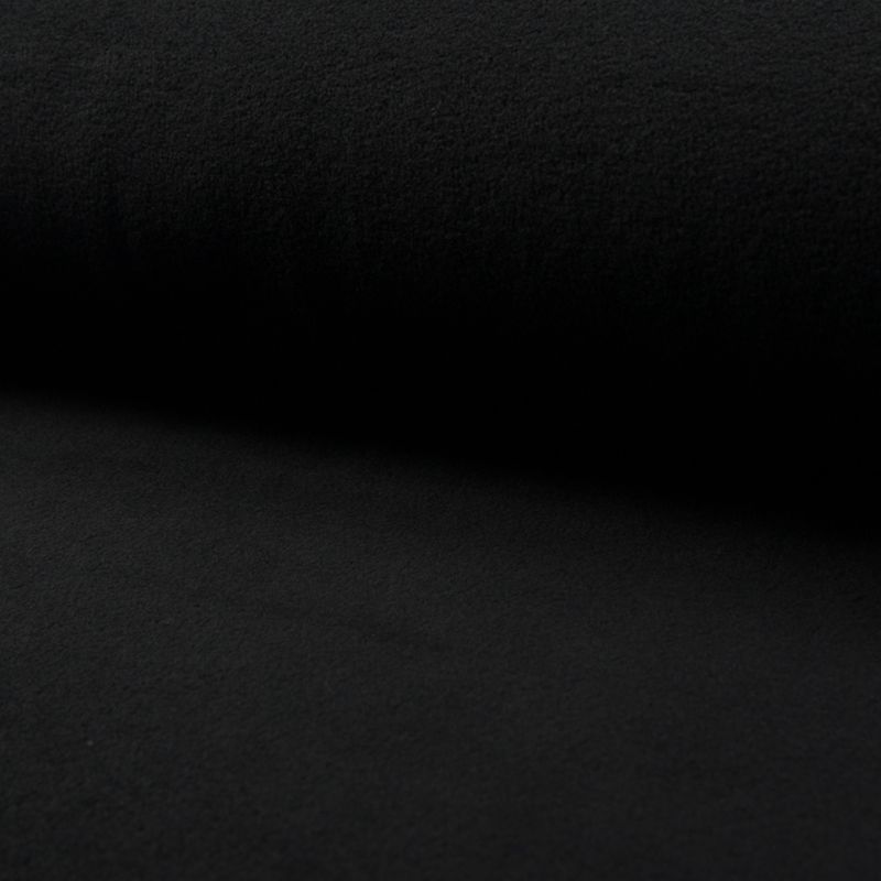 Polar fleece de luxe black