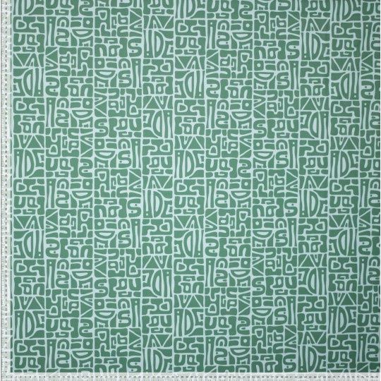 Yoga lycra  abstract groen