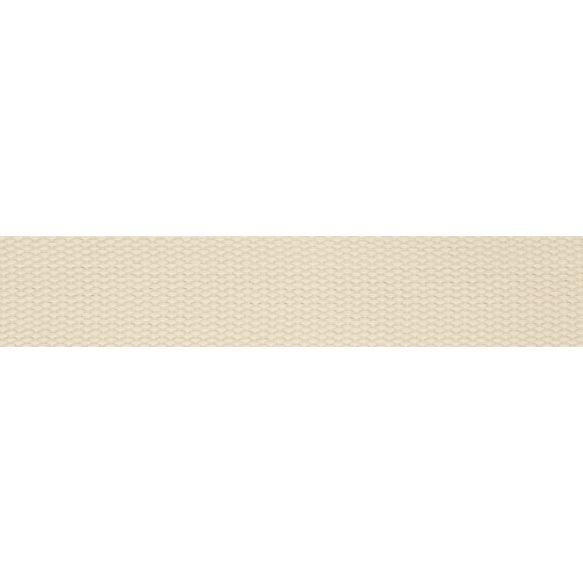 Tassenband 25 mm off white