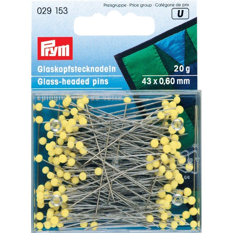 Prym glaskopspeld  43x0,6mm