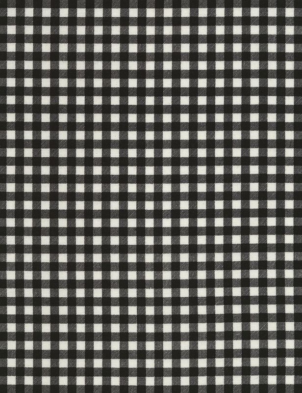 Piano geruit zwart wit