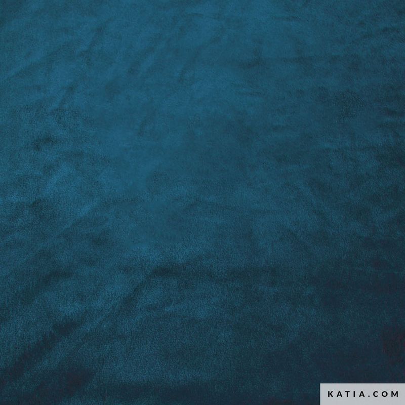 Velvet knit petrol groen