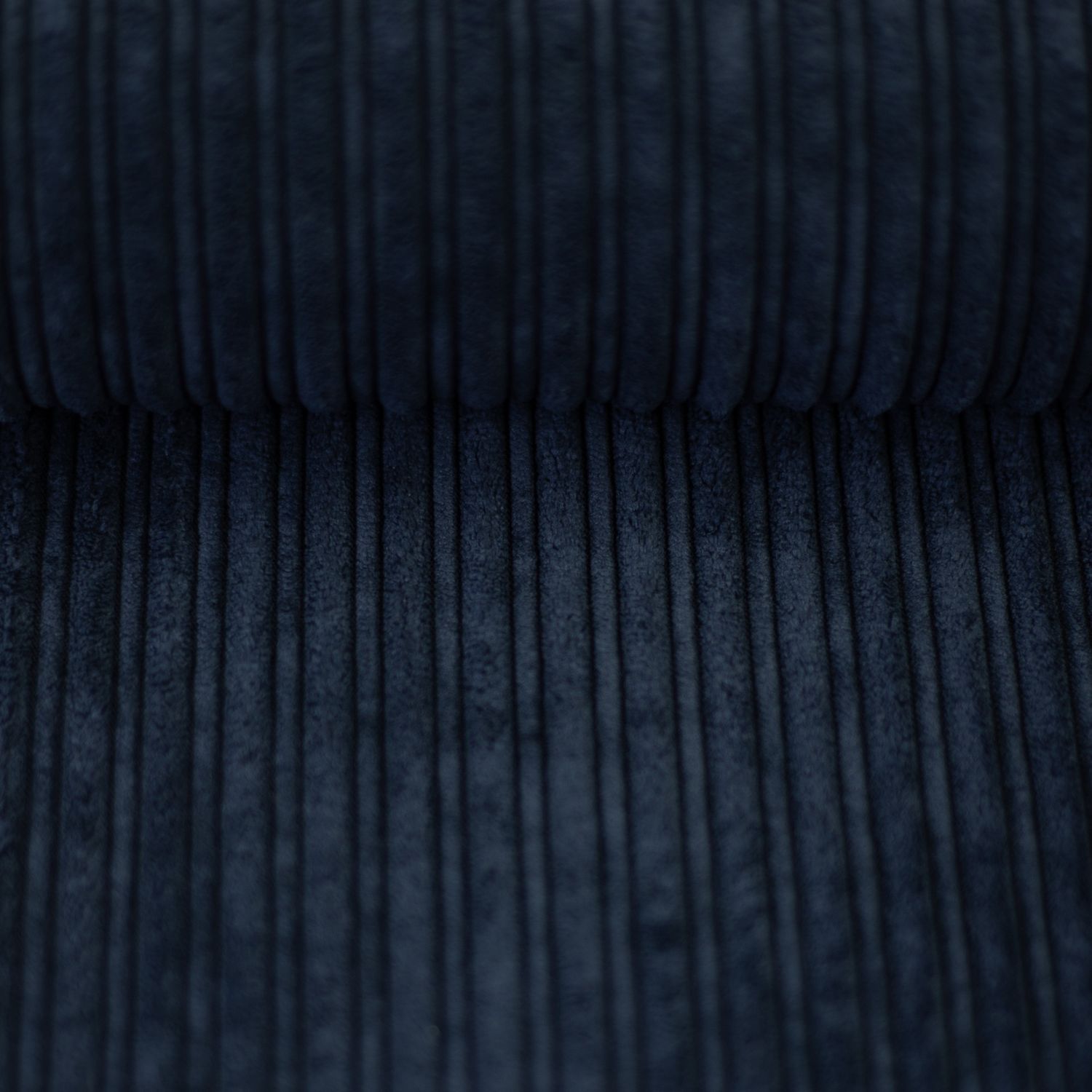 Cordula corduroy met teddy donker blauw