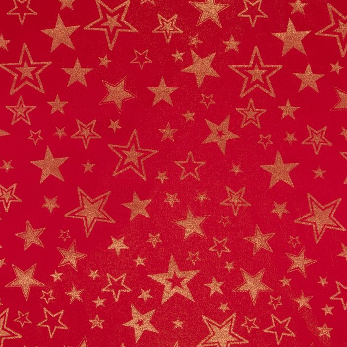 Sterren rood lurex