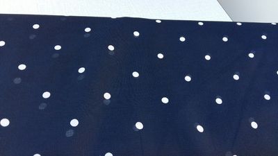 Chiffon bollen blauw