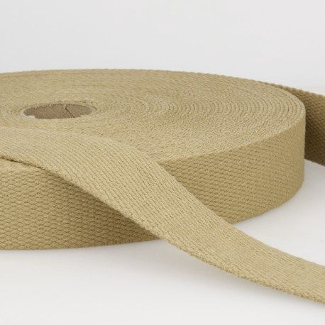 Tassenband 30 mm linnen