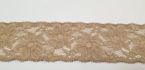 Elastische kant 55 mm huidskleur