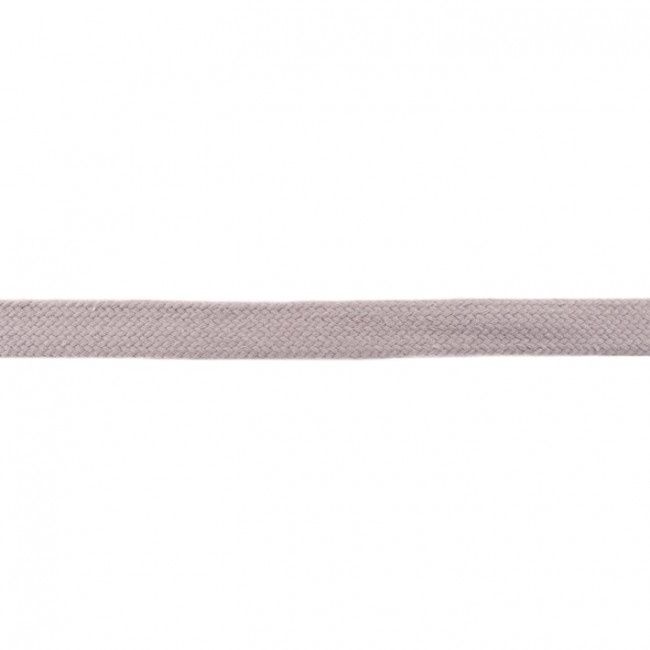 Anorakkoord plat 20 mm licht grijs