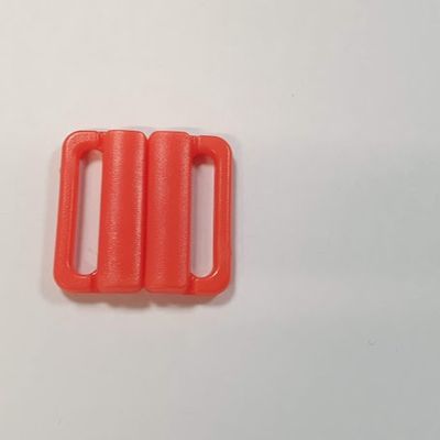 Bikini sluiting 25 op 25 mm 20 mm opening donker oranje