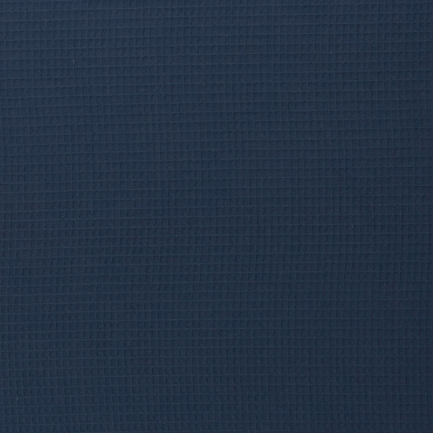 Nelson wafel badstof  donker blauw