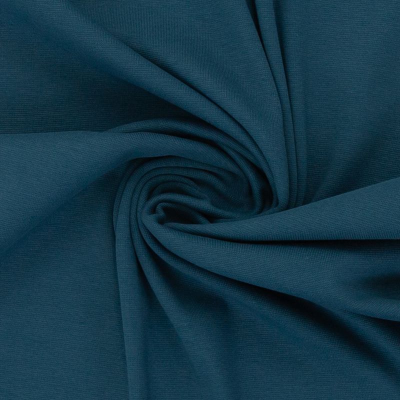 Nanni boordstof petrol blauw