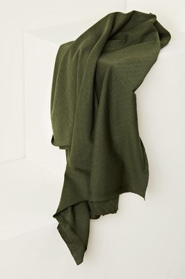 Pointelle olive green