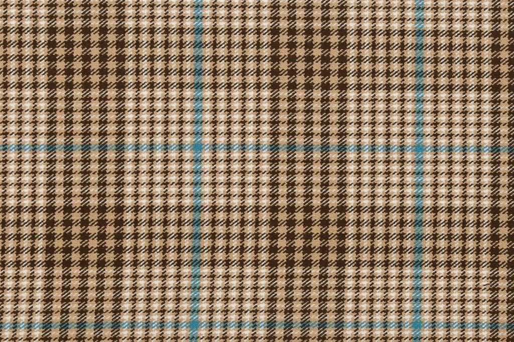Checks with blue