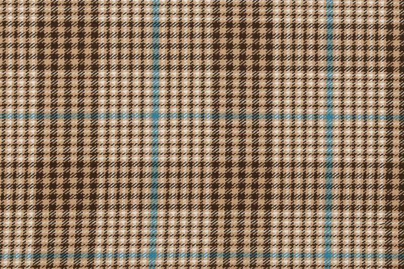 Checks with blue