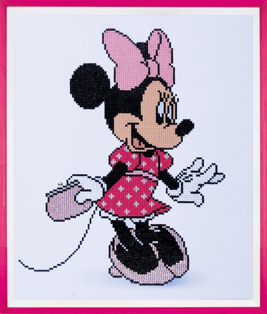 Diamond painting, Minnie met juweel