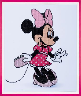 Diamond painting, Minnie met juweel