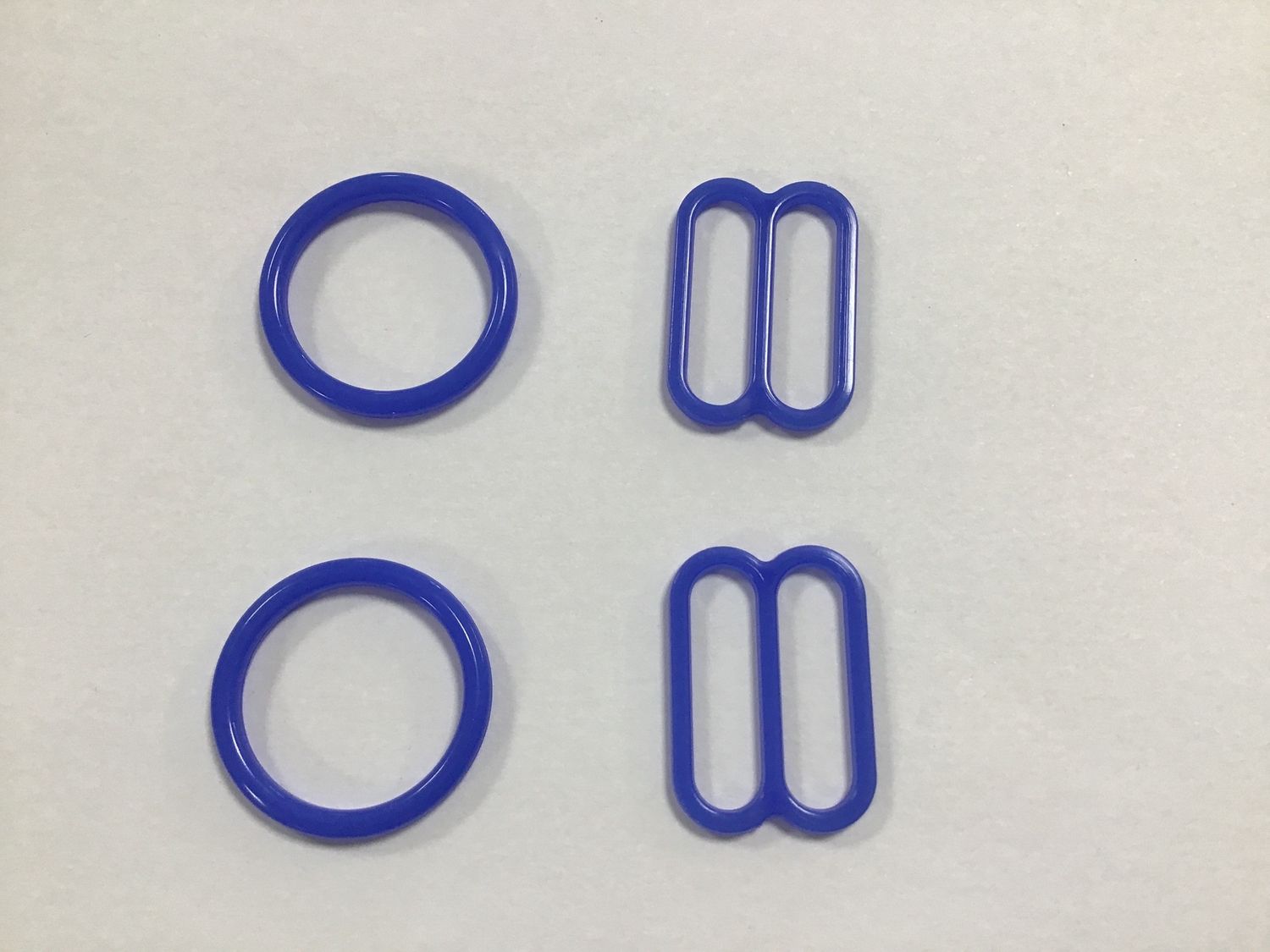 Bikini schuifjes 17 mm  blauw