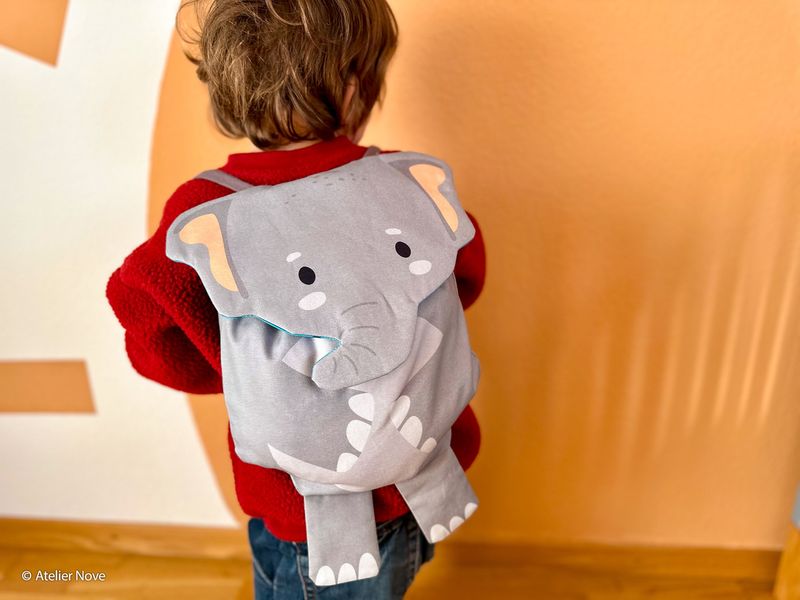 Rugzakje dieren Olifant by Käselotti