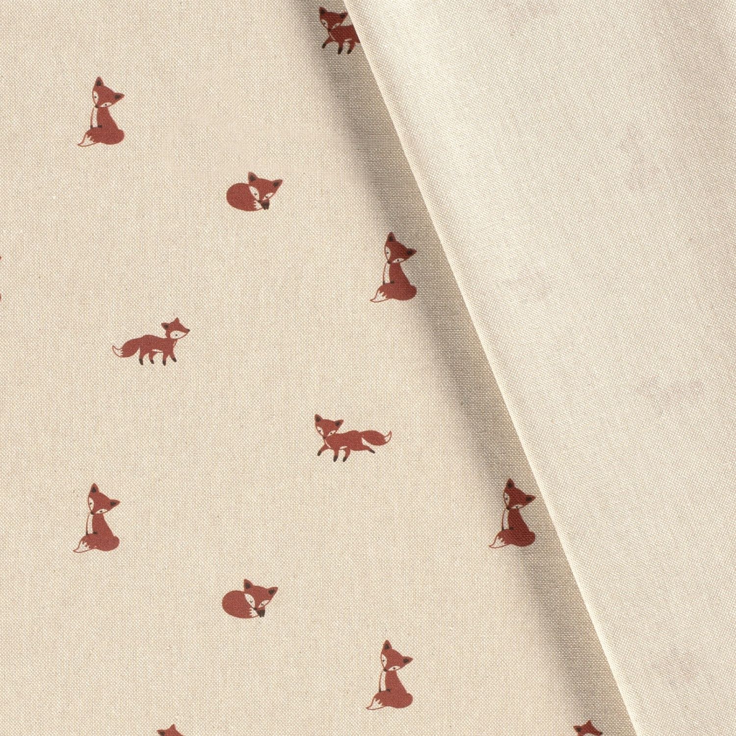 Canvas|linnenlook vosjes