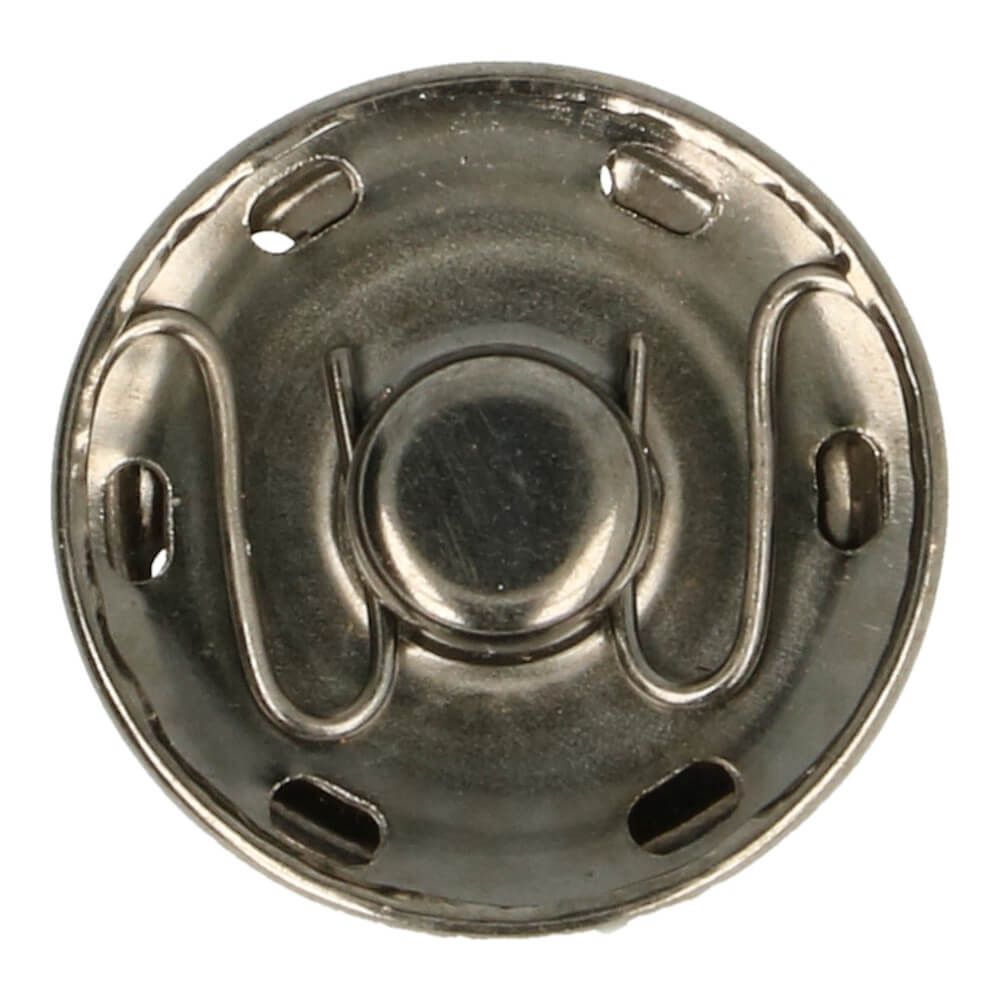 Aannaaibare drukknoop  oud zilver 19 mm
