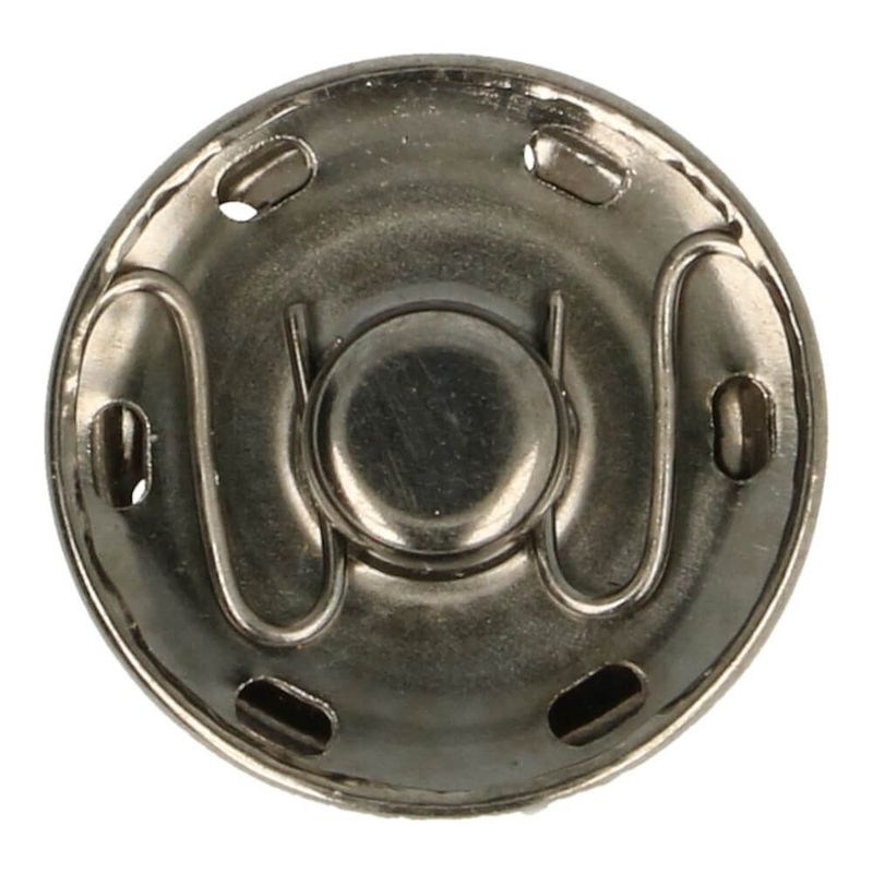 Aannaaibare drukknoop  oud zilver 19 mm