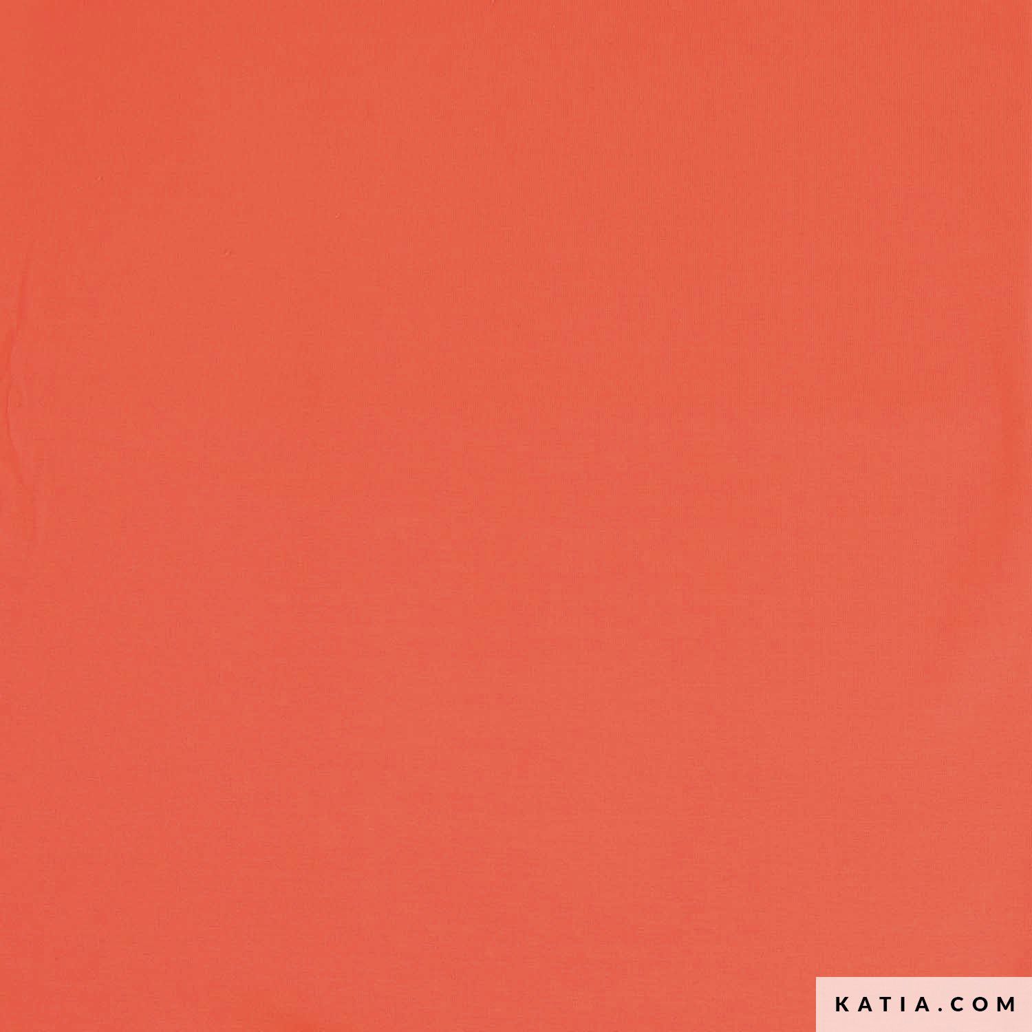 Tricot hot coral