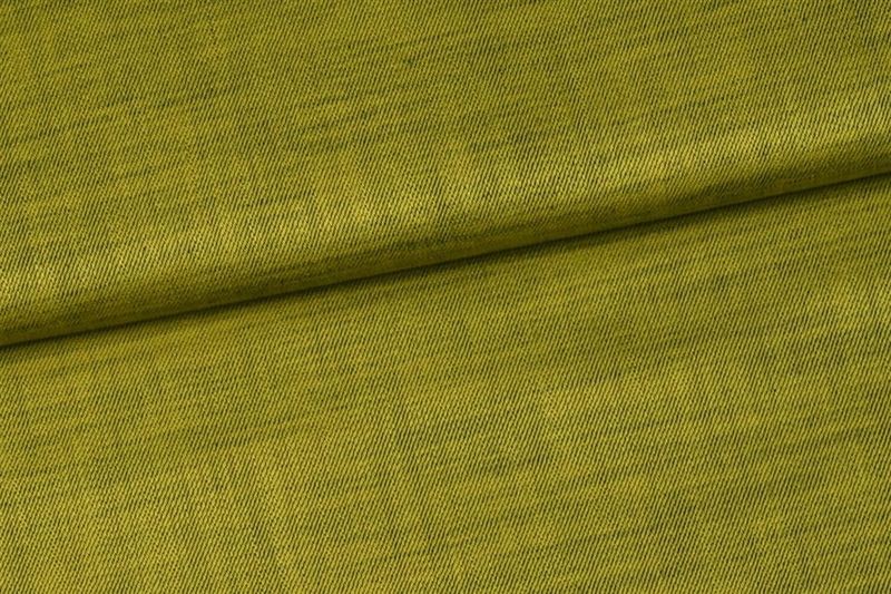 Katoen twill mosterd