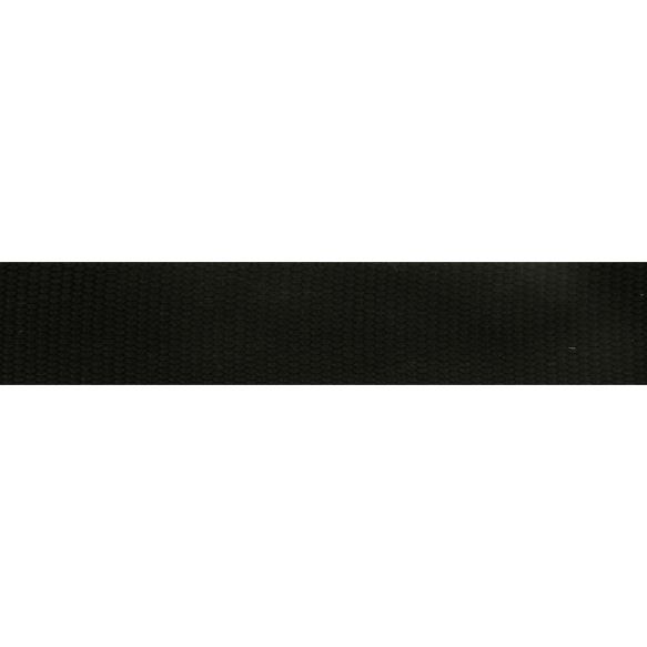 Tassenband 25 mm zwart