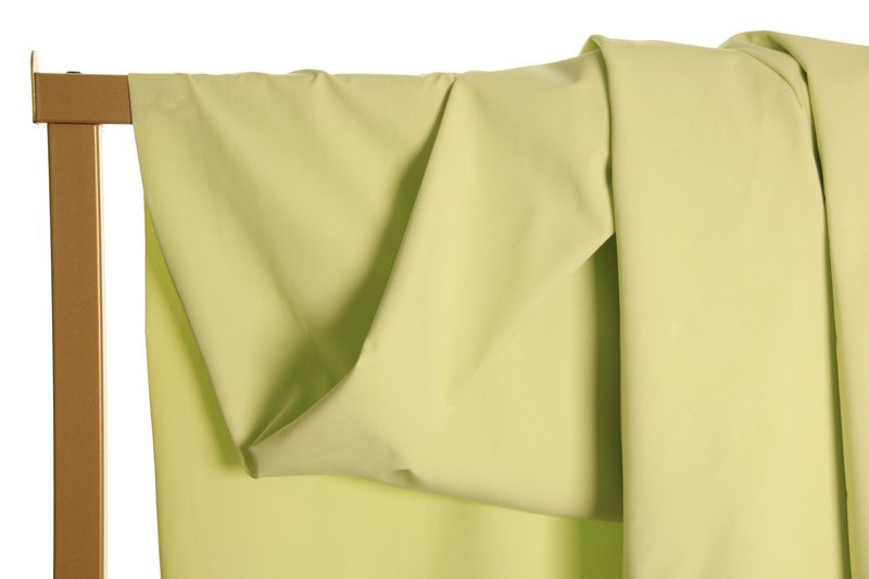 Limoen groene  biokatoen popeline