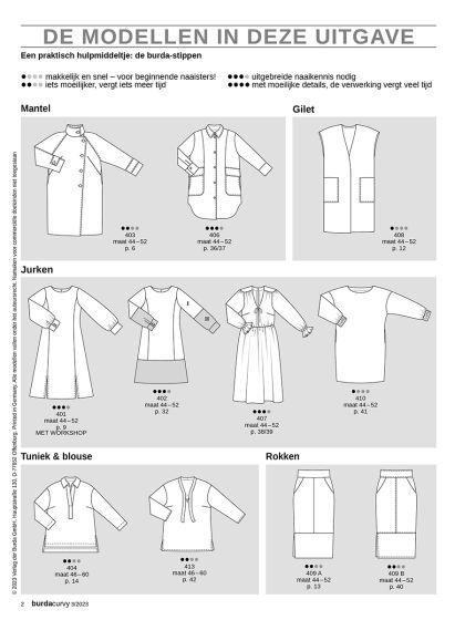 Burda Curvy Herfst/winter 2023