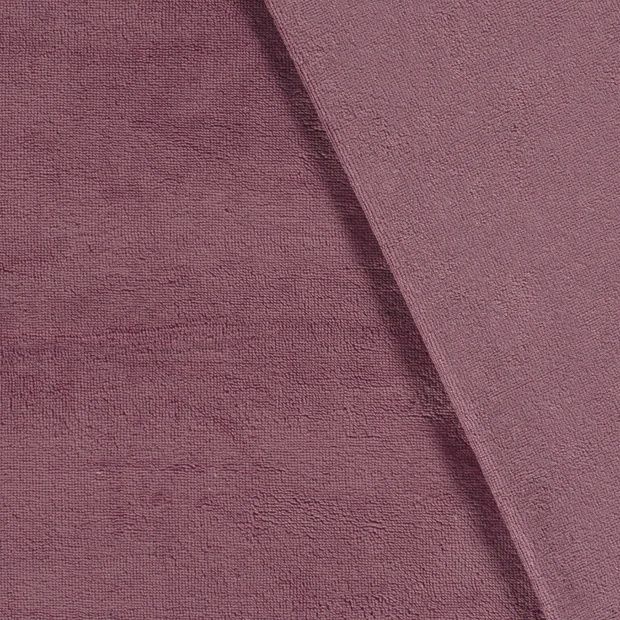 Bamboe fleece oud roze
