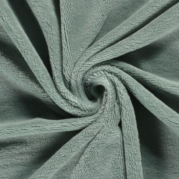 Bamboe fleece donker mint