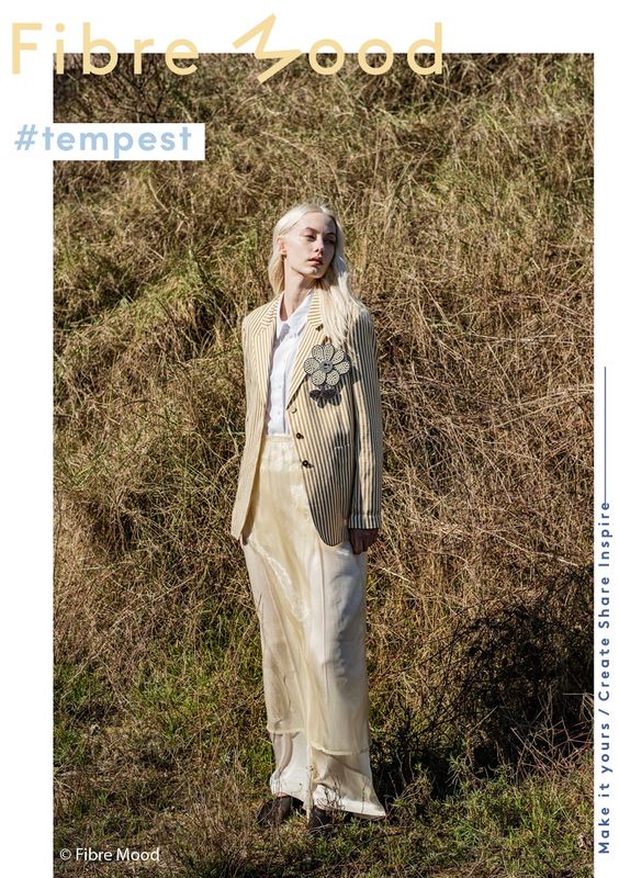 Organza licht geel (Tempest)