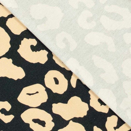 Canvas leopard beige