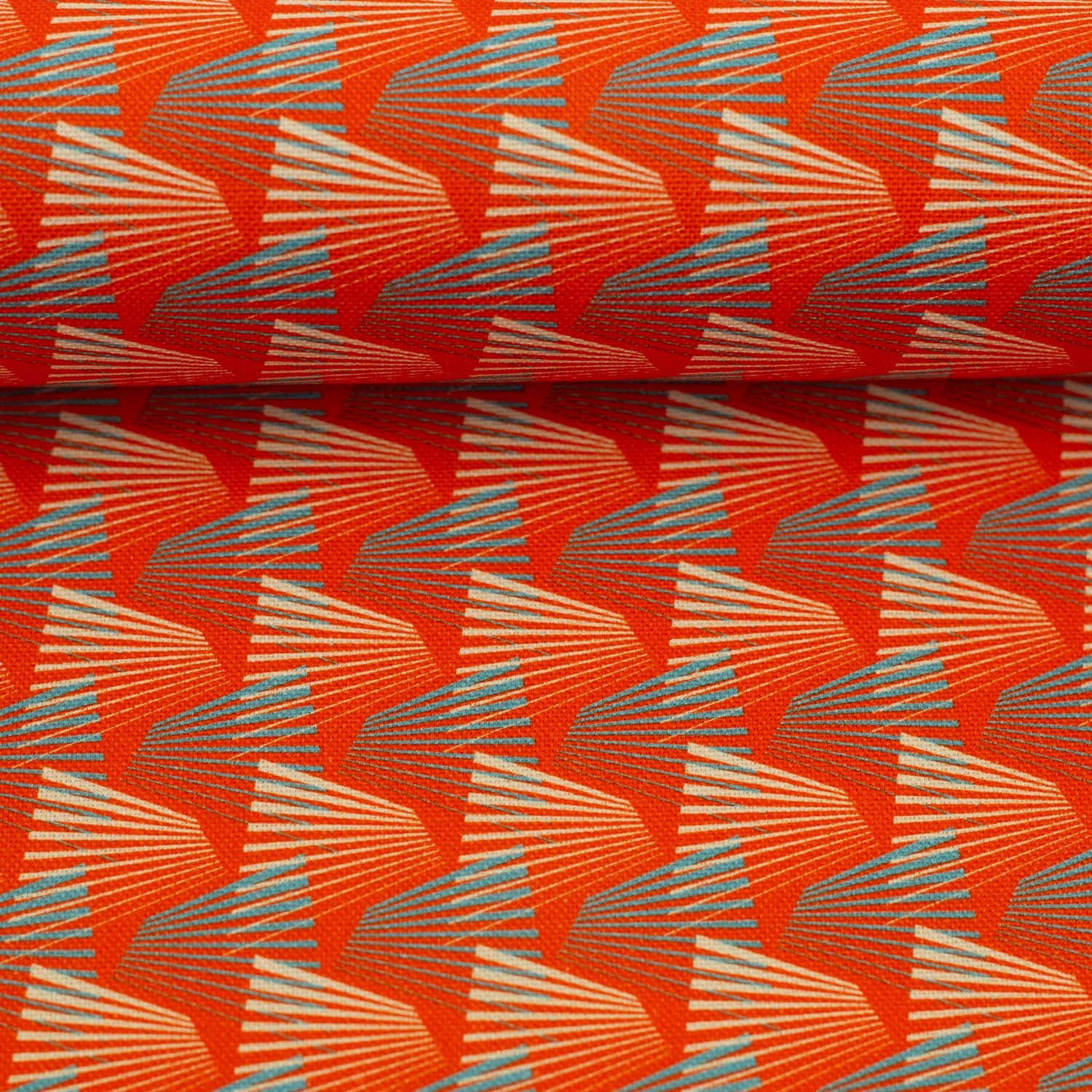 Orange and blue