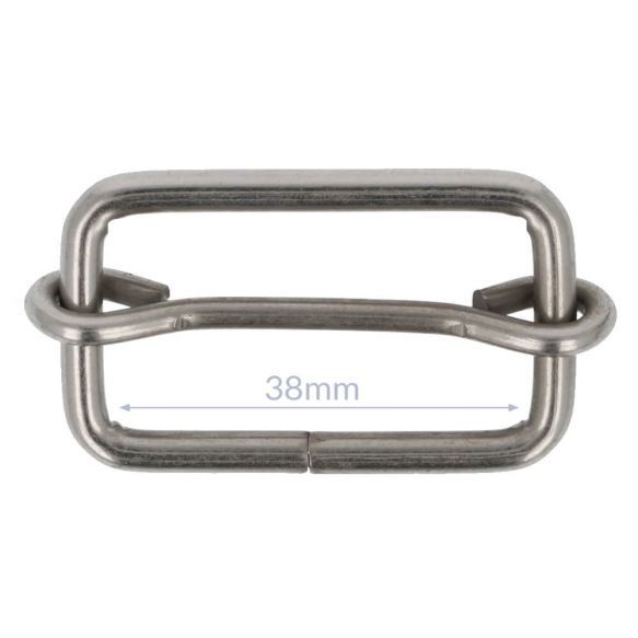 Schuifgesp metaal 38 mm