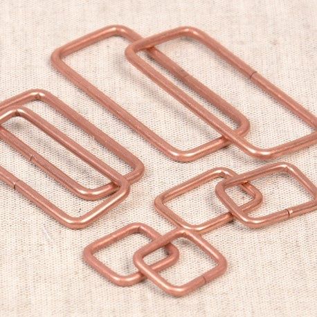 Passant metaal 32 mm, Color: rose
