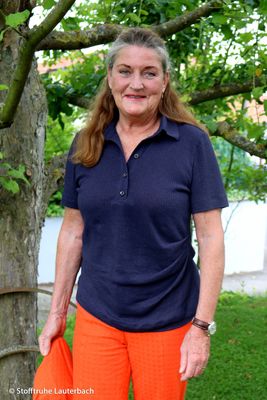 Esther donker blauw