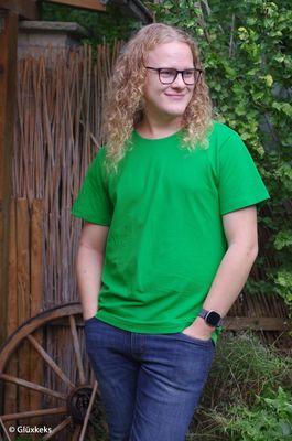 Boordstof Heike  zomers fris groen