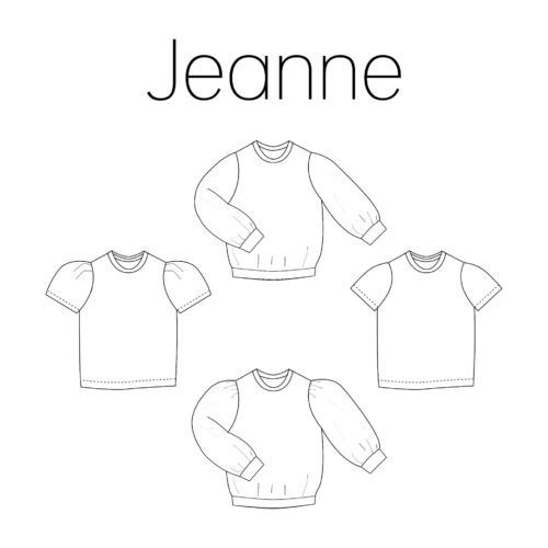 Jeanne trui/t-shirt